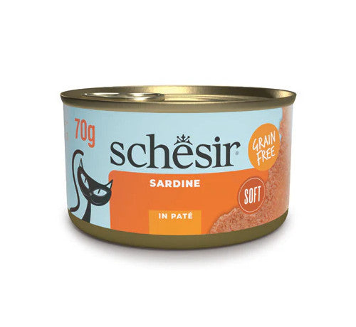 SCHESIR GATTO Soft Grain Free - Sardine in Patè 70g Lattina SCHESIR GATTO Soft Grain Free - Sardine in Patè 70g Lattina